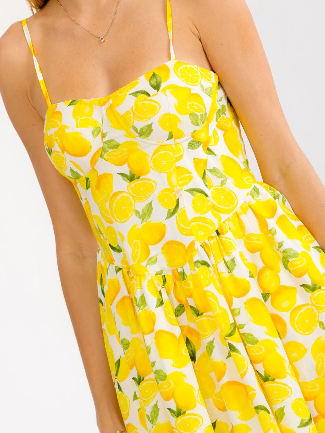 Lemon Breeze Mini Dress ⭐