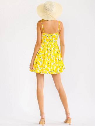 Lemon Breeze Mini Dress ⭐